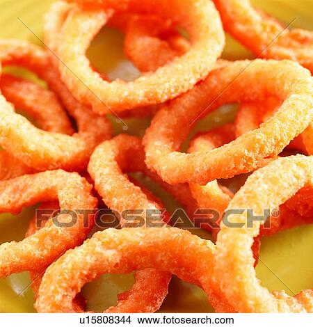 Picture - delicious, delicacies, food, onion ring, cook, cooking, western food. Fotosearch