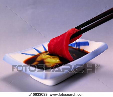 Stock Image - fish, delicacies, Japaness, cooking, vegetables, cook, food. Fotosearch