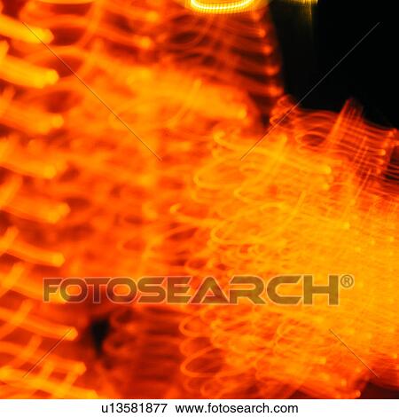 Stock Photo - originality, yellow, abstract, laser, light, abnormal, rays. Fotosearch