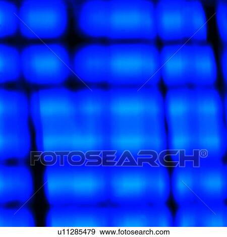 Stock Photo - rays, blue, light, laser, beams, abstract, originality. Fotosearch