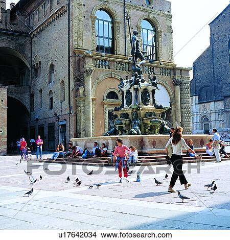 Picture - scenic spots, travels, tourism, sightseeing, European, Bologna, a trip. Fotosearch