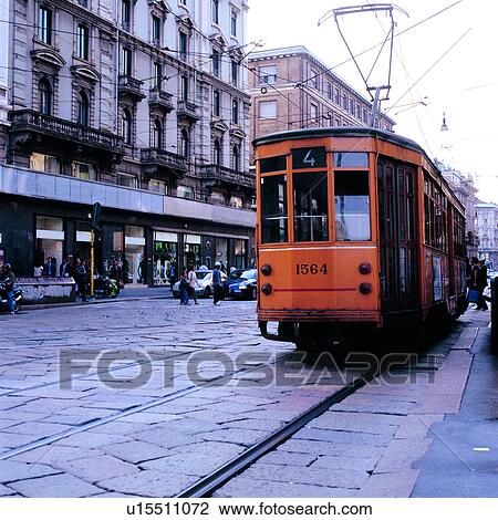 Stock Image - sightseeing, tourism, travels, Europe, Italy, Milan, a trip. Fotosearch