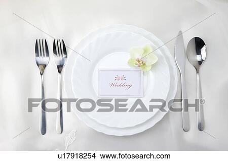 Table setting in wedding View Large Photo Image Picture - Table setting in wedding. Fotosearch