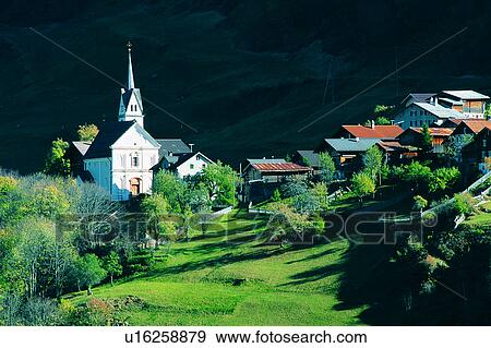 Buildings, Tree, Wild field, Valley, Plant, Meadow, House View Large Photo Image Stock Photo - Buildings, Tree, Wild field, Valley, Plant, Meadow, House. Fotosearch