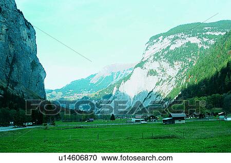 Stechelberg, Trees, Plant, Tree, Valley, Building, Wild field View Large Photo Image Stock Image - Stechelberg, Trees, Plant, Tree, Valley, Building, Wild field. Fotosearch