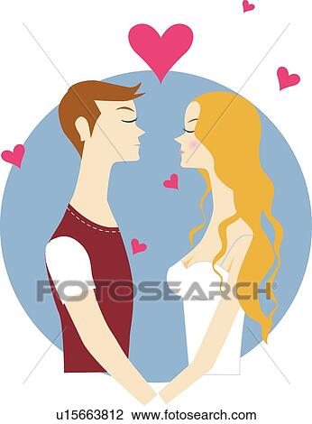Males, Woman, Couple, Relaxing, Love, Easy, Women View Large Illustration Drawing - Males, Woman, Couple, Relaxing, Love, Easy, Women. Fotosearch