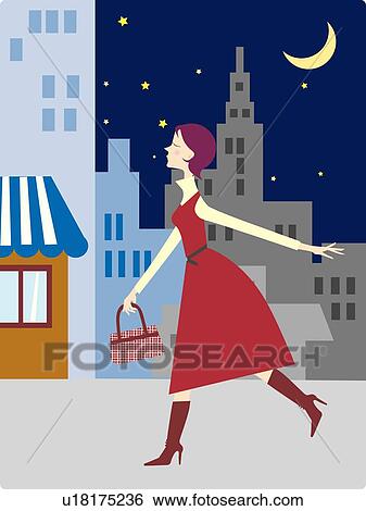 Women, Beautiful, Fashion, Female, Females, People, Modern View Large Illustration Stock Illustration - Women, Beautiful, Fashion, Female, Females, People, Modern. Fotosearch