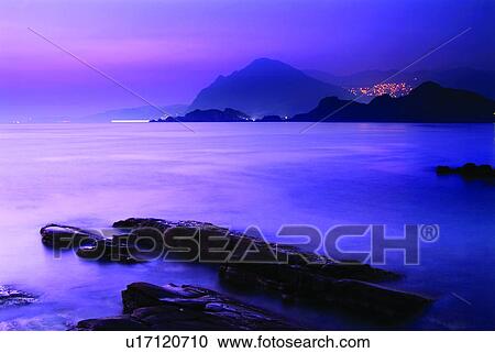 Stock Image - Natural landscape, Mountains, Discovery of Nature, Oceans, Rocks, Mountain, Keelung. Fotosearch