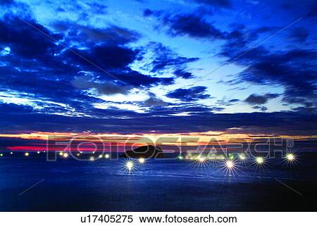 Stock Photography - Recreation, Ocean, Island, Lights, Rock, Discovery of Nature, Oceans. Fotosearch