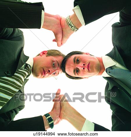 Picture - Businessman, People, Competition, White, Pressure, Businessmen. Fotosearch