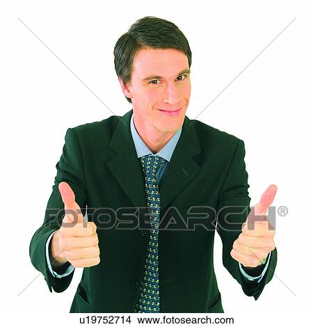 Picture - Businessman, Pride, Occidental, Confident, Salaried Employee, Expressions. Fotosearch
