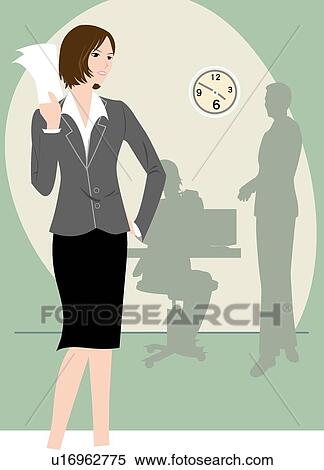 Female, OL, Office Lady, People, Women, Business, Mature View Large Illustration Stock Illustration - Female, OL, Office Lady, People, Women, Business, Mature. Fotosearch