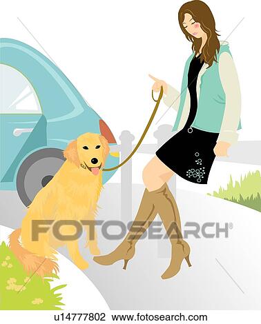 People, Girl, Fresh, Car, Beautiful, Health View Large Illustration Drawing - People, Girl, Fresh, Car, Beautiful, Health. Fotosearch