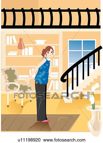 Sweety, Leisure Life, People, Healthy, Smiling, Woman View Large Illustration Clipart - Sweety, Leisure Life, People, Healthy, Smiling, Woman. Fotosearch