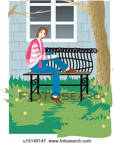 Women, Health, People, Leisure Life, Fresh View Large Illustration Stock Illustration - Women, Health, People, Leisure Life, Fresh. Fotosearch