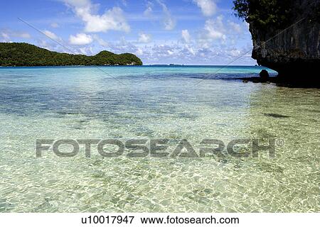 Stock Photo - comfortable, sunny day, mountain range, wave, summer, Asia. Fotosearch