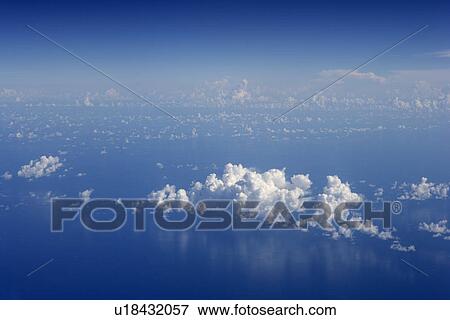Stock Photo - sunny day, daytime, white cloud, sky, fine day, Day. Fotosearch