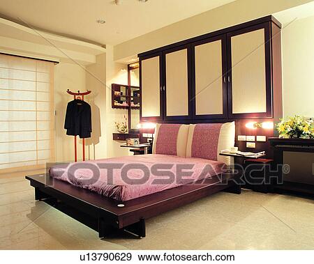 bedroom, architecture, interior art, life, indoor, decoration, bed View Large Photo Image Stock Photo - bedroom, architecture, interior art, life, indoor, decoration, bed. Fotosearch