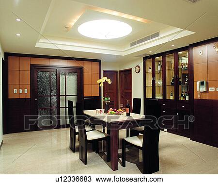 dining room, furniture, interior art, interior decoration, dining room, lifestyle, dining table View Large Photo Image Stock Image - dining room, furniture, interior art, interior decoration, dining room, lifestyle, dining table. Fotosearch