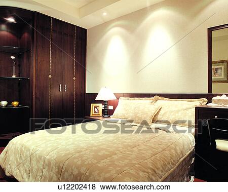 Stock Photo - furniture, wood floor, decoration, interior decoration, lifestyle, table. Fotosearch