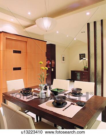 lifestyle, dining room, architecture, decoration, furniture, life, interior decoration View Large Photo Image Stock Image - lifestyle, dining room, architecture, decoration, furniture, life, interior decoration. Fotosearch