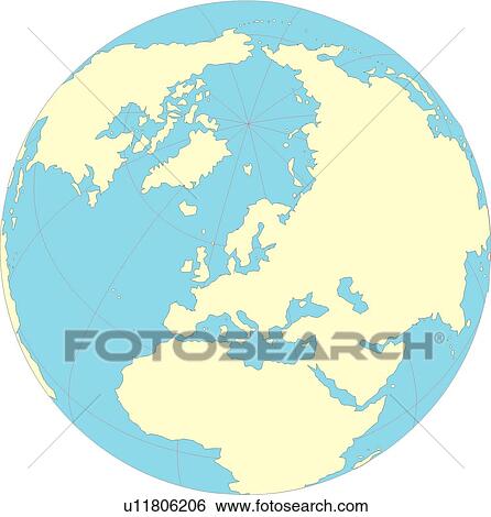 Stock Illustration - land, country, world, countries, Map, illustration, continents. Fotosearch