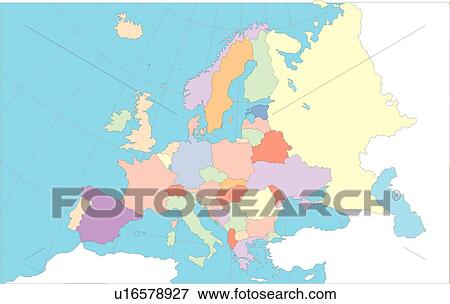 land, sea, globe, continents, country, countries, equatorial line View Large Illustration Stock Illustration - land, sea, globe, continents, country, countries, equatorial line. Fotosearch