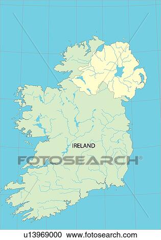 Clipart - countries, land, world, globe, country, World Map 2, equatorial line. Fotosearch