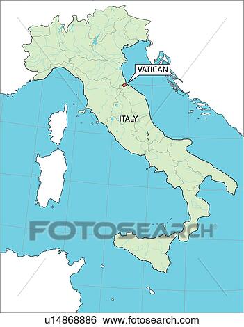 Stock Illustration - illustration, country, sea, world, globe, land, Europe. Fotosearch