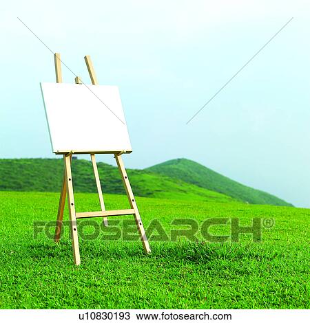 Creation, Artists, Fine Arts, Outdoors, Design, Grass, Easel View Large Photo Image Stock Image - Creation, Artists, Fine Arts, Outdoors, Design, Grass, Easel. Fotosearch