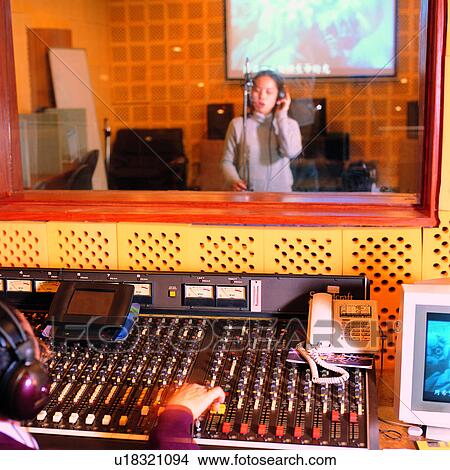 Picture - Creation, Control Room, Creation of Art, Artists, Art, Mike, Chinese. Fotosearch
