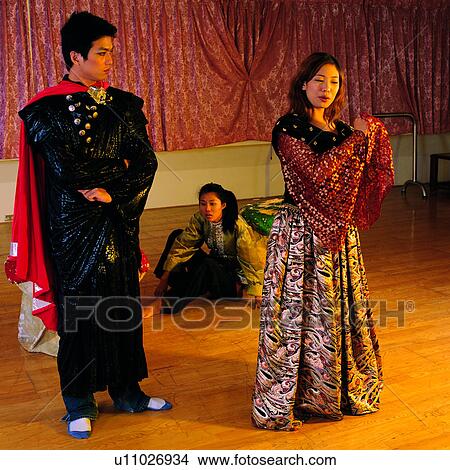 Picture - Design, Dramatics, Chinese, Stage, Woman, Women, Creation of Art. Fotosearch