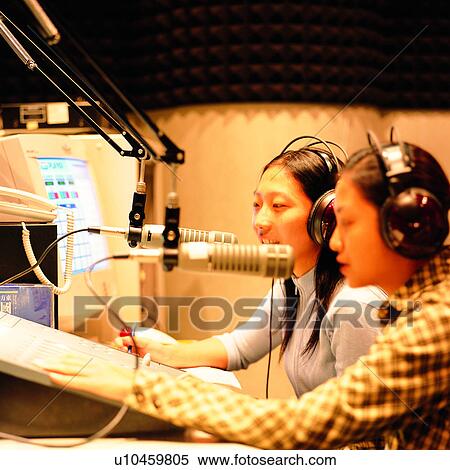 Stock Photography - Easterner, Creation, Art, Female, Recording Equipment, Artists, Women. Fotosearch