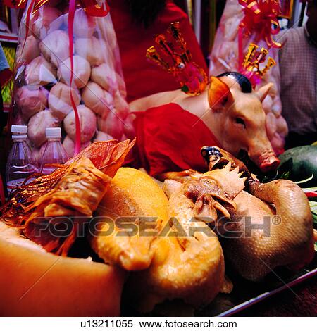 Buddhism, Dried squid, Pork, Taoism, Religions, Worshiping, Culture View Large Photo Image Stock Photography - Buddhism, Dried squid, Pork, Taoism, Religions, Worshiping, Culture. Fotosearch