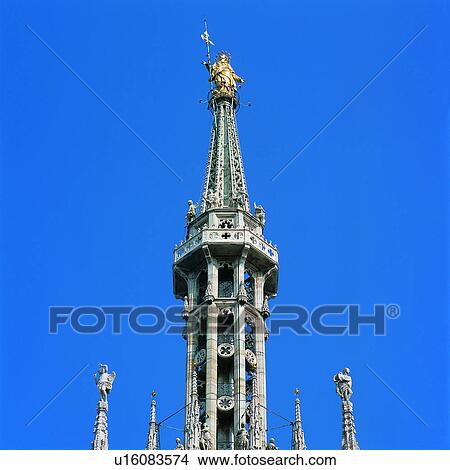 Picture - Churches, Sky, Chapel, Sculpture, Chapels, Buildings, Blue sky. Fotosearch
