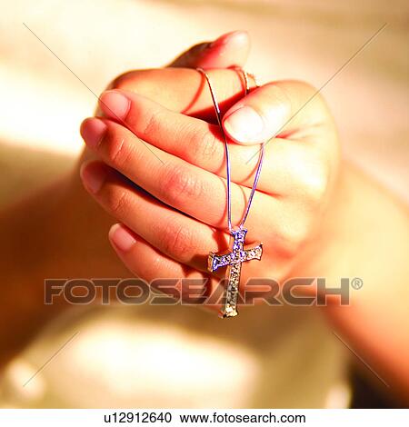 Humans, Religion, Tradition, Culture, Belief, Necklace, Cross View Large Photo Image Stock Image - Humans, Religion, Tradition, Culture, Belief, Necklace, Cross. Fotosearch