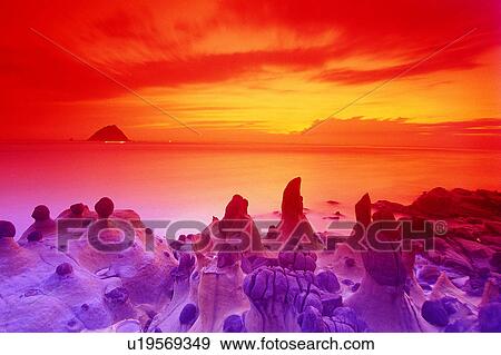 Landscape, Clouds, Sea, Seashore, Nature, Seaside, Sunrising View Large Photo Image Stock Photo - Landscape, Clouds, Sea, Seashore, Nature, Seaside, Sunrising. Fotosearch