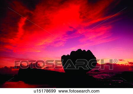Nature, Clouds, Ocean, Natural landscape, Sky, Reefs, Sunrising View Large Photo Image Stock Photo - Nature, Clouds, Ocean, Natural landscape, Sky, Reefs, Sunrising. Fotosearch