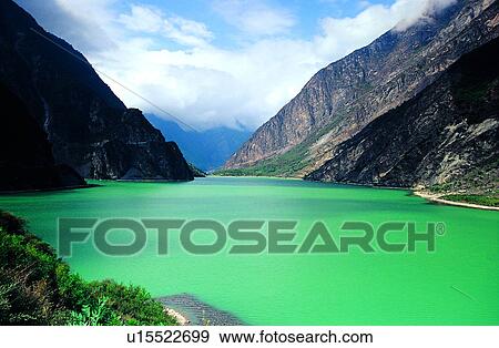 Nature, Mountain, Water, Cloud, Blue sky, Clouds, Dams View Large Photo Image Stock Photo - Nature, Mountain, Water, Cloud, Blue sky, Clouds, Dams. Fotosearch
