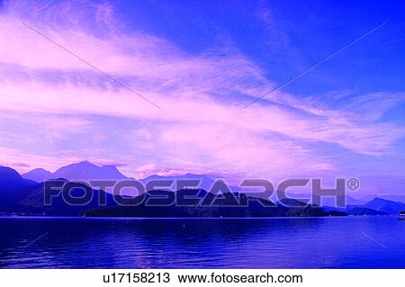 Stock Image - Pool, Blue sky, Champaign, Lakes, Natural landscape, Cloud, Pond. Fotosearch