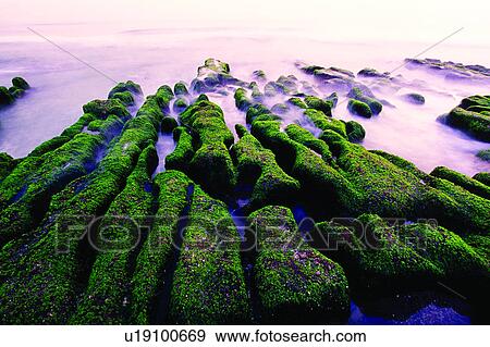 Sea, Sky, Seas, Corrosion, Moss, Reefs, Landscape View Large Photo Image Stock Photo - Sea, Sky, Seas, Corrosion, Moss, Reefs, Landscape. Fotosearch