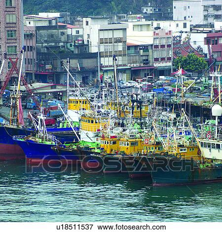 Buildings, Fishery, House, Ocean, Dock, Fishing boat, Seas View Large Photo Image Stock Photo - Buildings, Fishery, House, Ocean, Dock, Fishing boat, Seas. Fotosearch