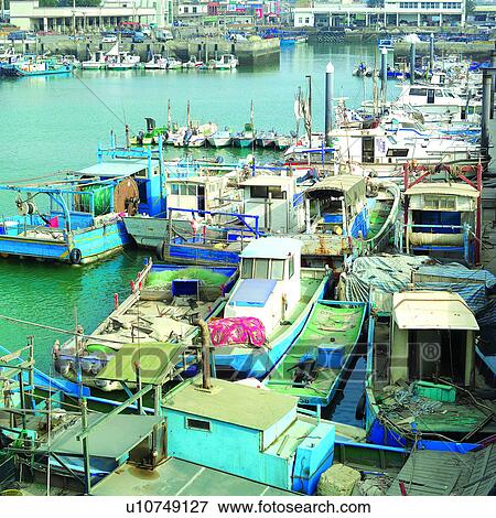 Fishing boat, Oceans, Building, Docks, Fishing ports, Sea, Agriculture View Large Photo Image Stock Photo - Fishing boat, Oceans, Building, Docks, Fishing ports, Sea, Agriculture. Fotosearch