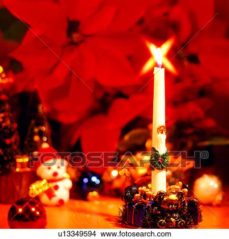 Delectation, Candle, Christmas, Culture, Festival, People, Happy View Large Photo Image Picture - Delectation, Candle, Christmas, Culture, Festival, People, Happy. Fotosearch