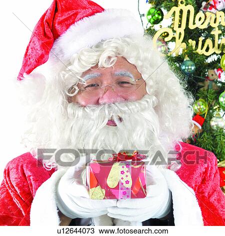Stock Image - Delectation, Festive, Culture, Santa Claus, Christmas, Festival, Christmas Decoration. Fotosearch