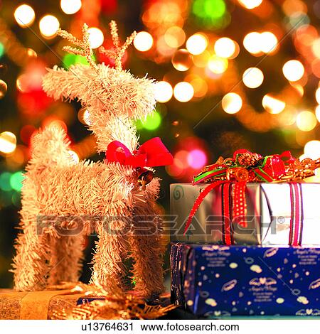 Stock Image - Festive, finalising, Festival, Delectation, Tradition, Christmas Decoration, Toys. Fotosearch