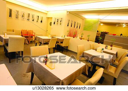 Stock Photography - Life, Chair, Interior, Tablewares, Interior Design, Restaurants. Fotosearch