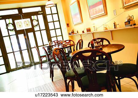 Stock Image - Tablewares, Interior Design, Interior Decoration, Fashion, Chair, Interior. Fotosearch