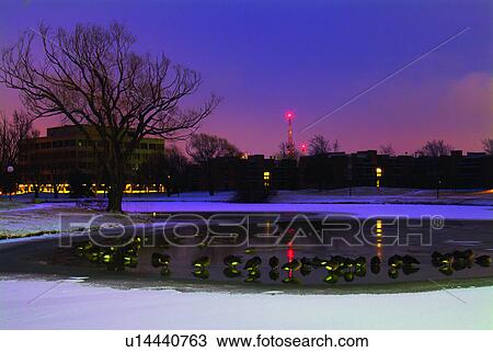 Stock Image - Buildings, City, House, Light, Construction, Bridges. Fotosearch