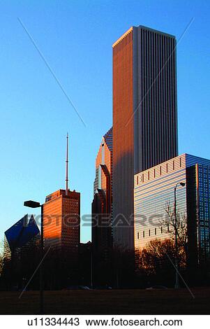 Stock Image - House, Cities, Artificial Landscape, Chicago, Houses, Constructions. Fotosearch
